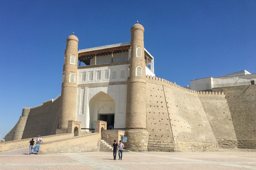 Entrance of Bukhara fort, Uzbekistan